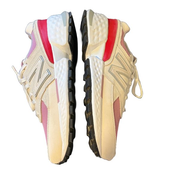 Fig X New Balance 574S Pop Red White & Pink Women’s 9.5 Men’s 8 - Picture 8 of 12